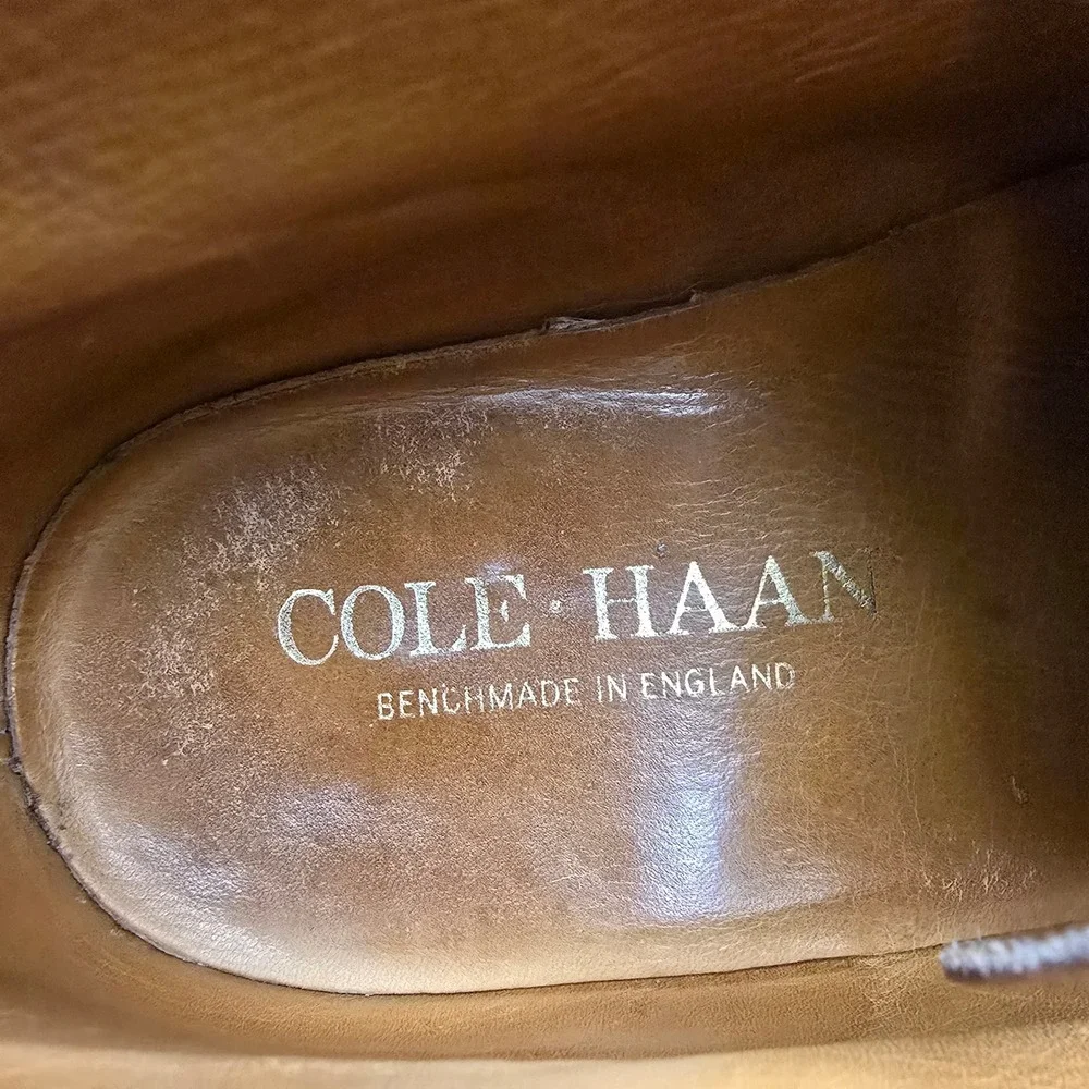 Cole Haan Benchmade England Commando Elite Itshide Leather Shoes Men's US 10.5